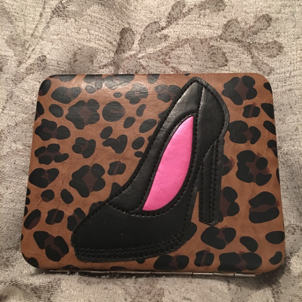Cute Animal print wallet with shoe